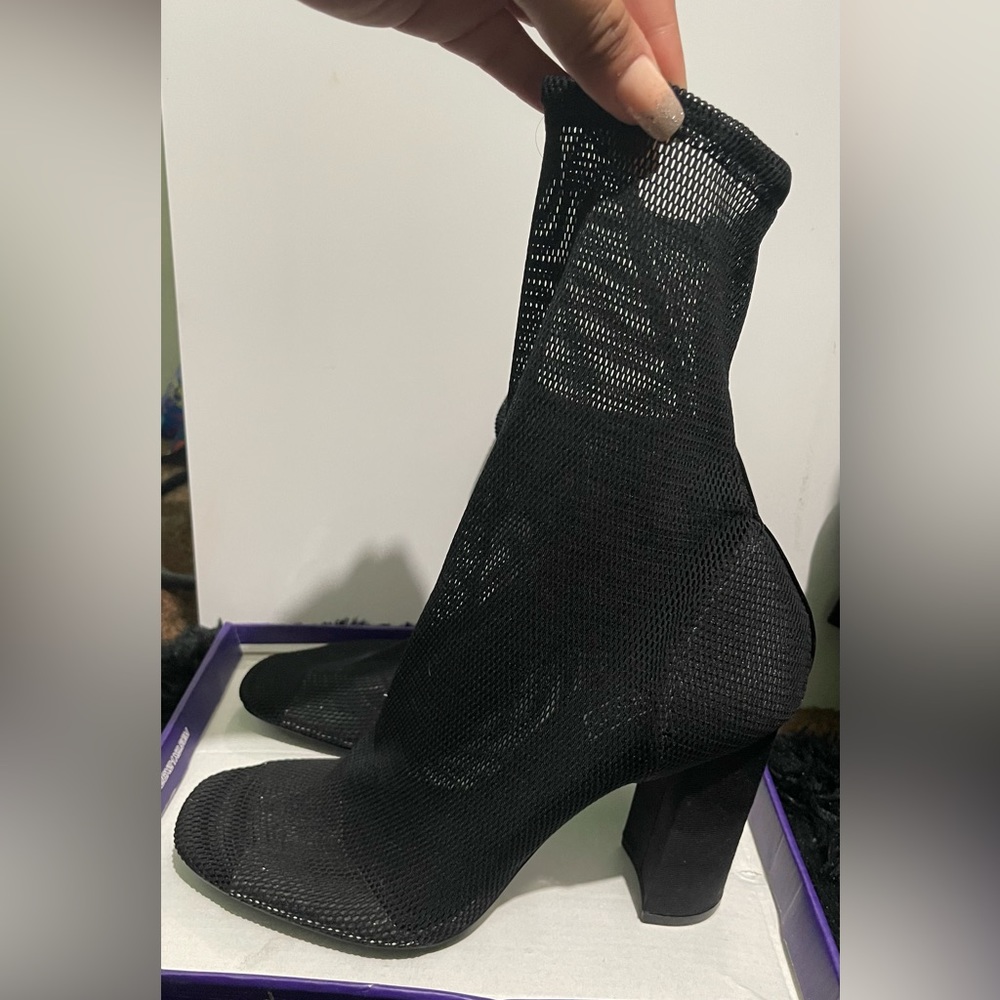 Cute Mesh Sock length heels 👠 (TOPSHOP) I bought them but never wore